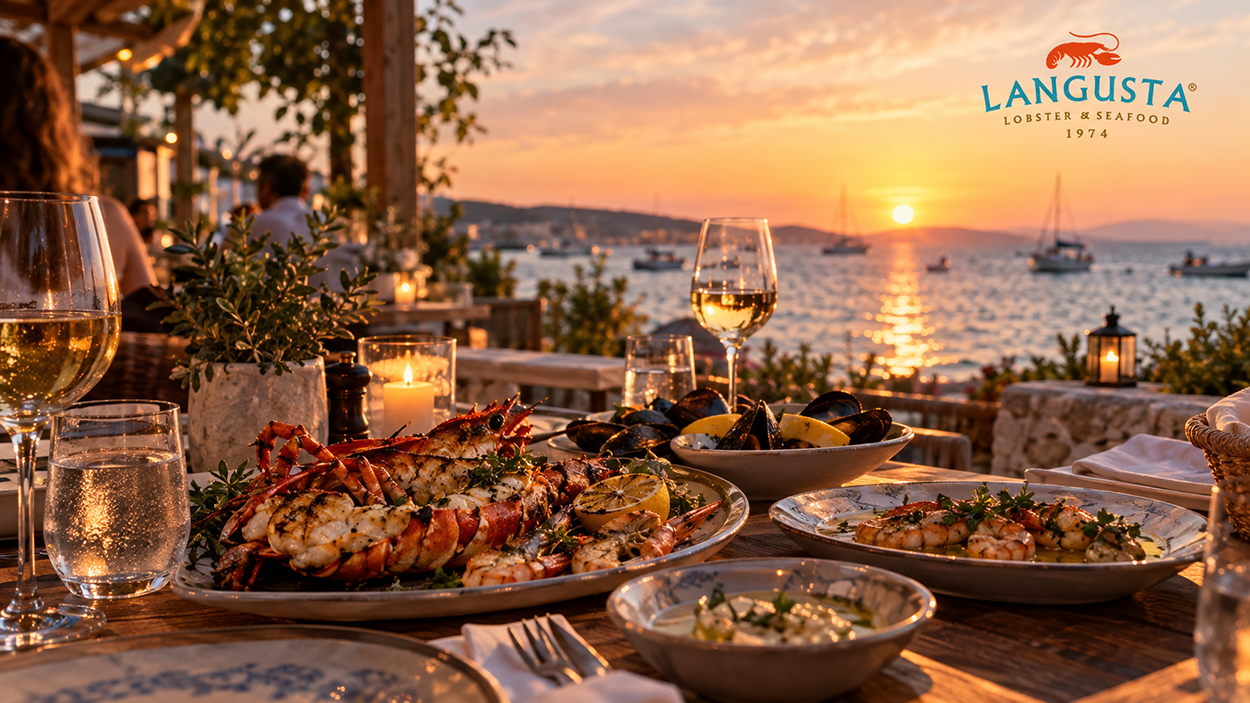 Çeşme’de gün batımı sofrası